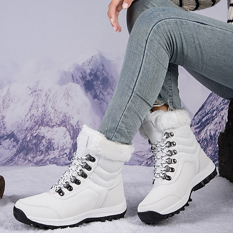 Bootara Unisex Snow Boots - Thermal Fleece Lined Winter Shoes with Non-Slip Sole (US 5-11)