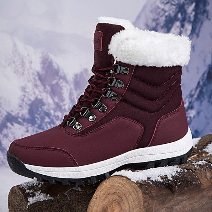 Bootara Unisex Snow Boots - Thermal Fleece Lined Winter Shoes with Non-Slip Sole (US 5-11)
