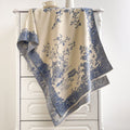 Toile Garden Print Oversized Blanket Scarf